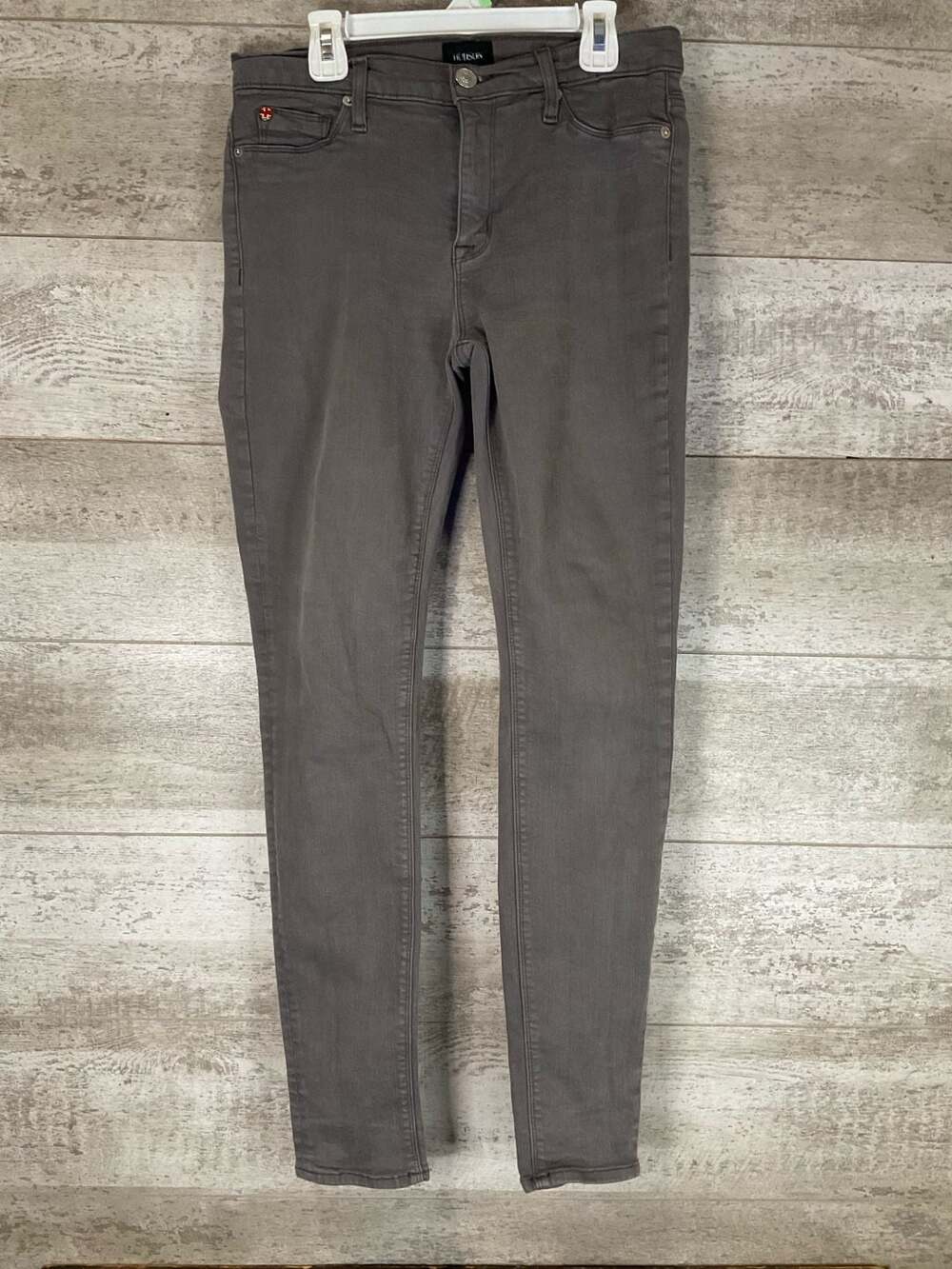 Hudson Nico Mid-Rise Super Skinny Jeans Grey - Picture 9 of 10